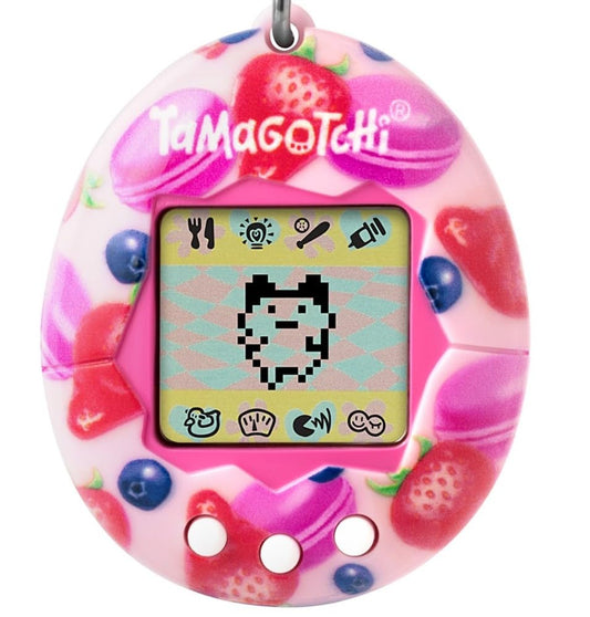 Bandai - Tamagotchi Original - Berry Delicious - Animal virtual electronic cu ecran color, 3 butoane și jocuri - Animal interactiv - Jucărie pentru copii de la 8 ani - 42971