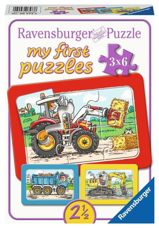 Ravensburger 06573 Set de puzzle pentru copii 3x6 piese de la 2,5 ani