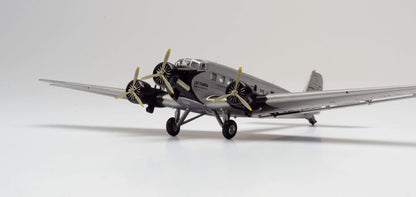 Avion jucarie Herpa 609395 19040 – Junkers Ju-52/3 m, Lufthansa D-Aqui, Model militar, avion de zbor, model de avion, miniatură, obiect de colecție, plastic - Scara 1:160