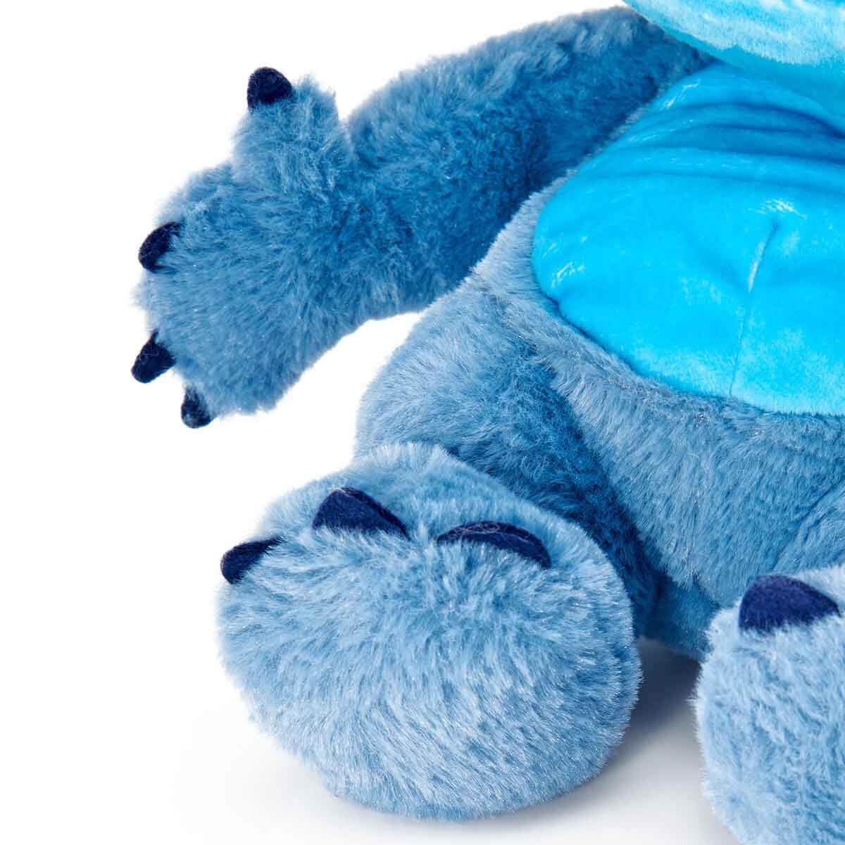 WOW! STUFF Chatty Stitch Deluxe Păpușă Animatronică Interactivă cu peste 50 de sunete, 30 cm, pentru copii și adulți (albastru)