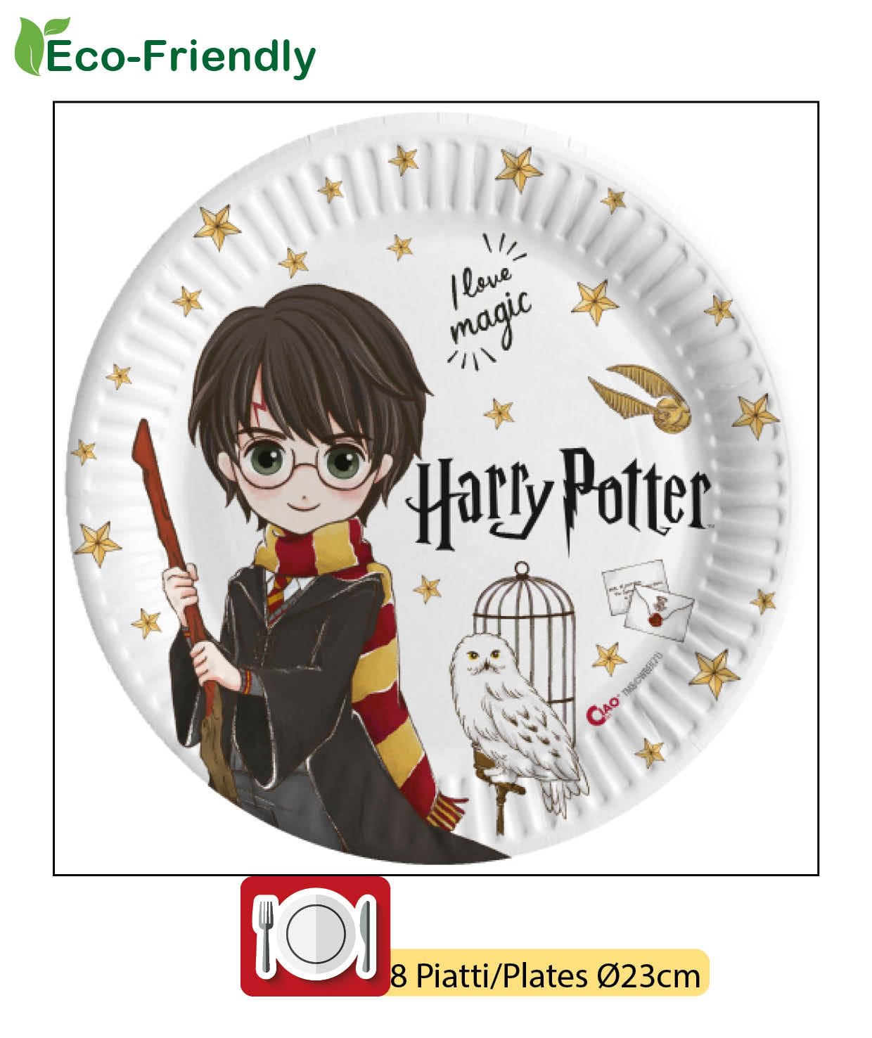 Ciao Set petrecere Harry Potter, 44 piese, 8 persoane