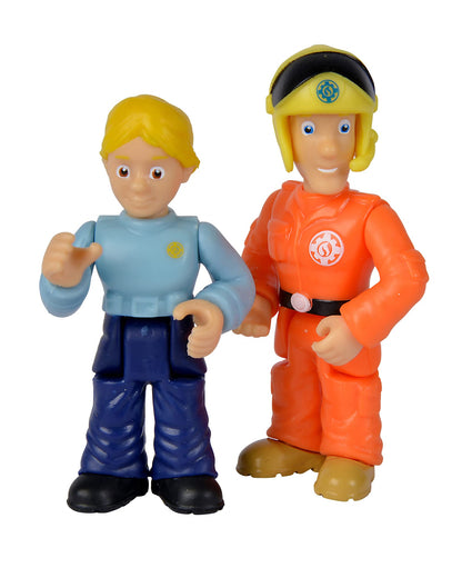 Simba Set figurine Pompierul Sam, 2 figurine, 7 cm, 3+ ani