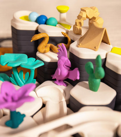 Ravensburger Set de constructie GraviTrax Junior - My Jungle, Joc Inovator și Educațional STEM, pentru Copii de 3-7 Ani și Adulți, 100 Piese