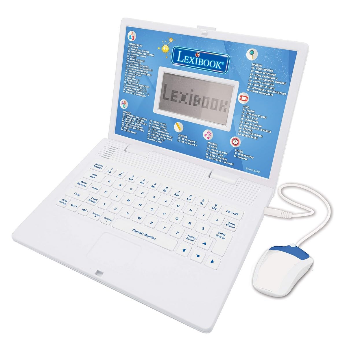 Lexibook JC598i1 Laptop educational, 3-7 ani (EN/FR)