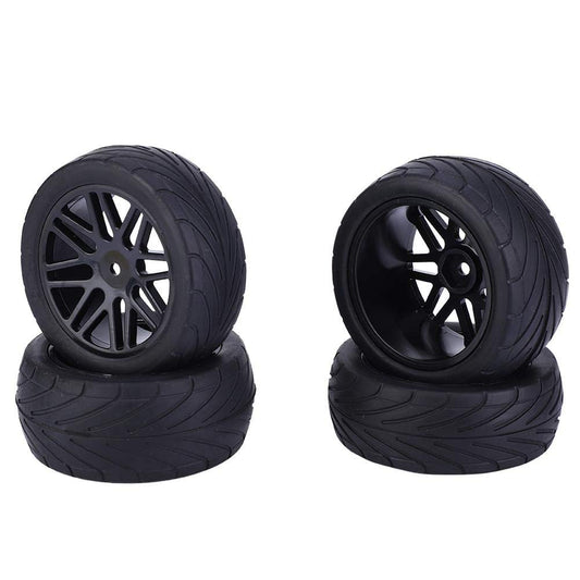 Set 4 Roți Offroad, Roți cu Șenile pentru Auto RC, Universal, 1/10, 85 mm, Fernbedienung (negru)