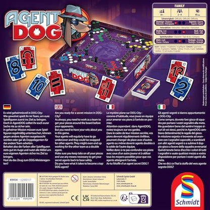 Schmidt 49454 Agent Dog Joc de societate, 8+ ani