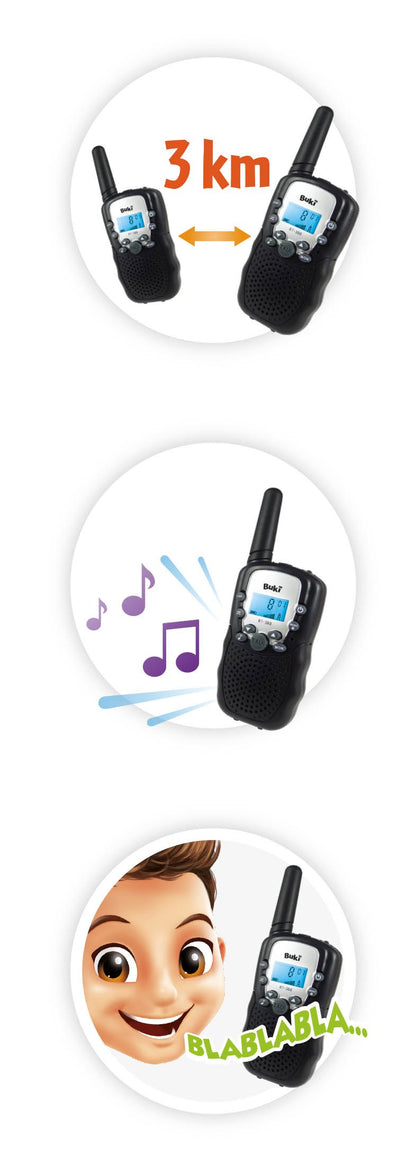 Buki - TW01 - Walkie Talkie, Multicolor
