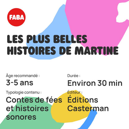 FABA FABA Klangfigur Set de povești audio Martine 3-5 ani (franceză)