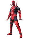 Rubie's 810109 Marvel Deadpool Costum Deluxe pentru adulți, mărime XL, roșu