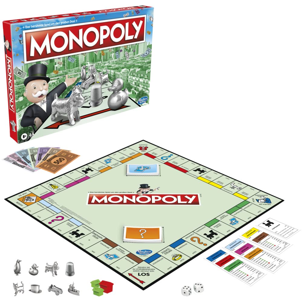 Monopoly Joc de societate clasic, 2-6 jucători, 8+ ani