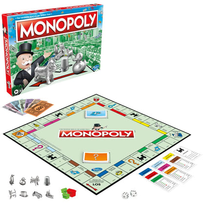 Monopoly Joc de societate clasic, 2-6 jucători, 8+ ani