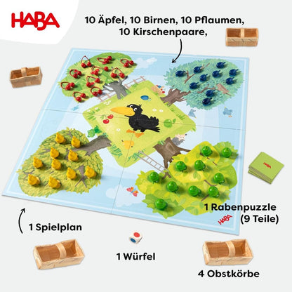 HABA 1004170001 Joc de masă Grădina de Fructe, lemn, 3-6 ani