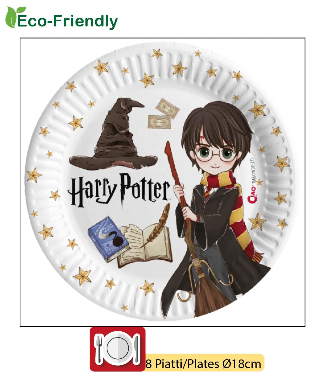 Ciao Set petrecere Harry Potter, 44 piese, 8 persoane