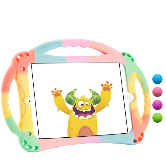 Husa pentru iPad Mini pentru copii - Anti-șoc, rezistentă la șocuri, cu suport pentru iPad Mini, Mini 2, Mini 3, Mini 4 și Mini 5 (2019) - Regenbogen