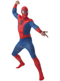 Rubie's Spiderman Deluxe Costum pentru adulți cu pernuțe musculare și mască