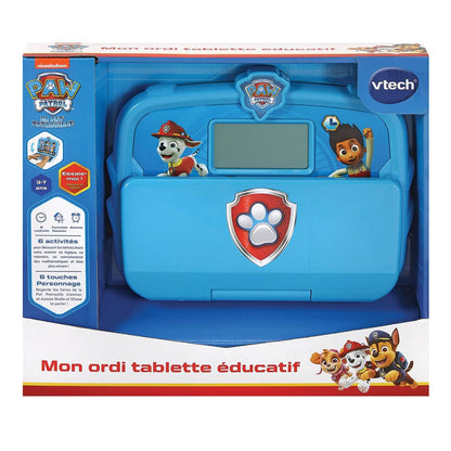 VTech Paw Patrol Tablet educațional 2 în 1 cu tastatură pliabilă pentru copii 3-7 ani (limba franceză)