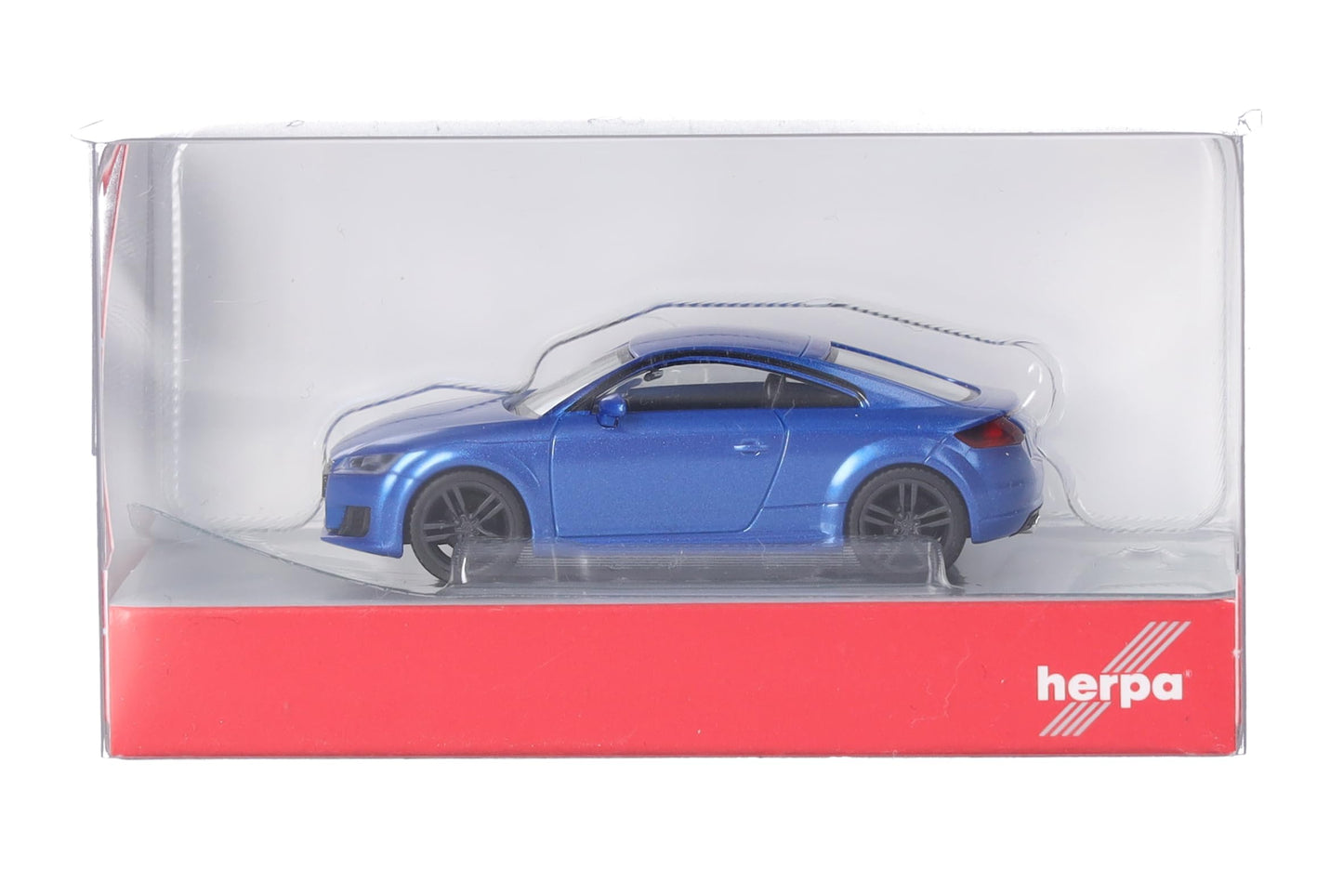 Herpa Audi TT Coupé, Miniatur 1:87, Sammlerstück, Made in Germany, Plastic, Culoare: arablau/Kristalleffekt