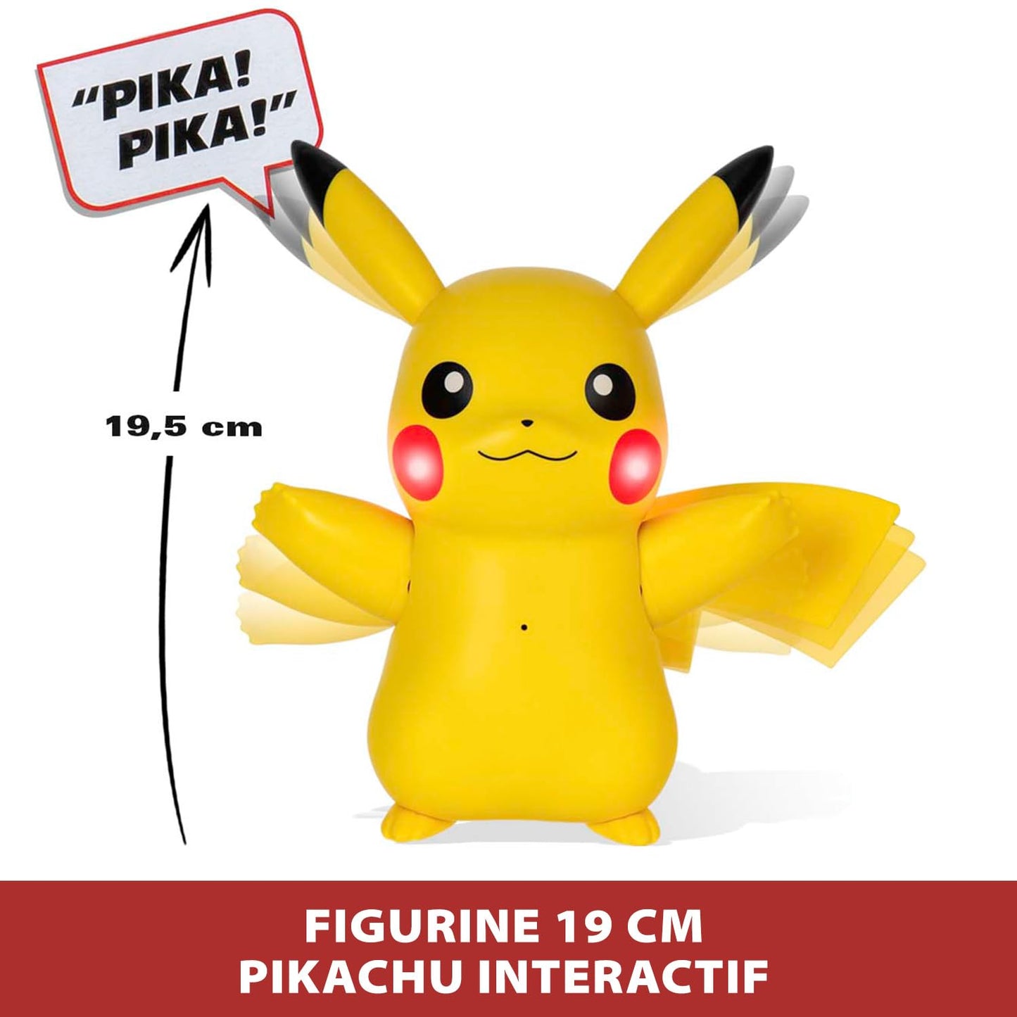 BANDAI SA JW3330 Figurine/Piese de vehicule/Roboti Pikachu, Multicolor