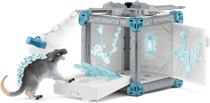 Schleich 42676 BattleCave Eisratte, 7 ani+, ELDRADOR CREATURES - Set de joc, 40 piese