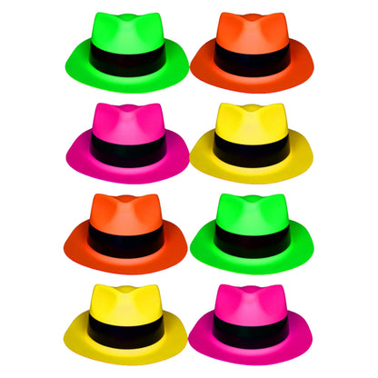 UV Floor Set pălării neon UV, 12 bucăți, L/XL