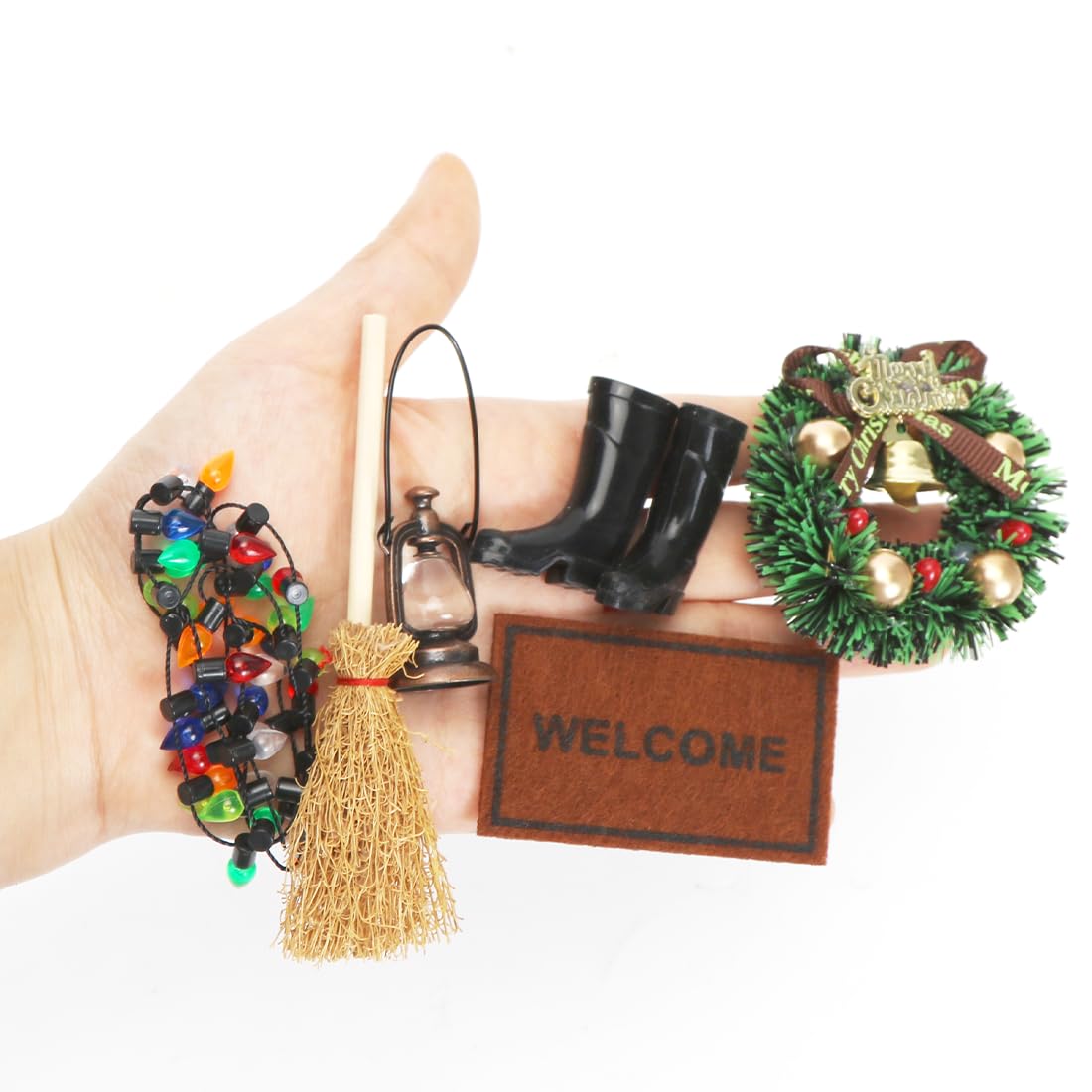 Capaneus Set Accesorii Miniatură Spiriduș Crăciun