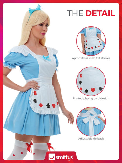 Smiffys Costum Cărți de Joc, femei