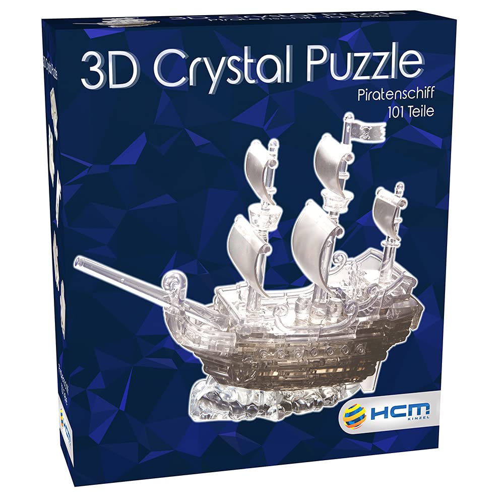 HCM Kinzel Puzzle 3D Cristal Vapor Pirat, 101 piese