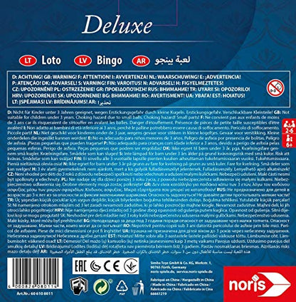 Noris Deluxe Bingo cu tambur, 90 bile, 6+ ani