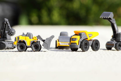 Dickie Toys Volvo Micro Workers, 5 vehicule șantier, 3+ ani