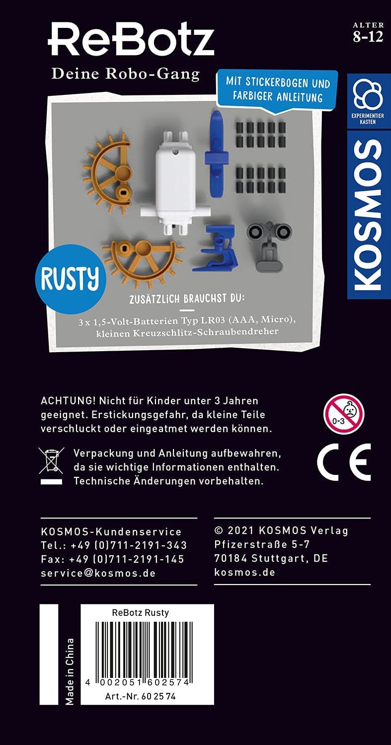 Kosmos 602574 ReBotz Rusty Robot de construit, 8-12 ani