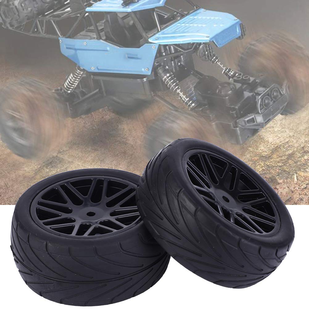 Set 4 Roți Offroad, Roți cu Șenile pentru Auto RC, Universal, 1/10, 85 mm, Fernbedienung (negru)
