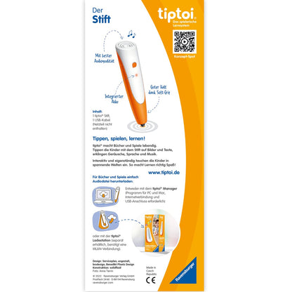 Ravensburger tiptoi 00110 Stilou interactiv, 2+ ani