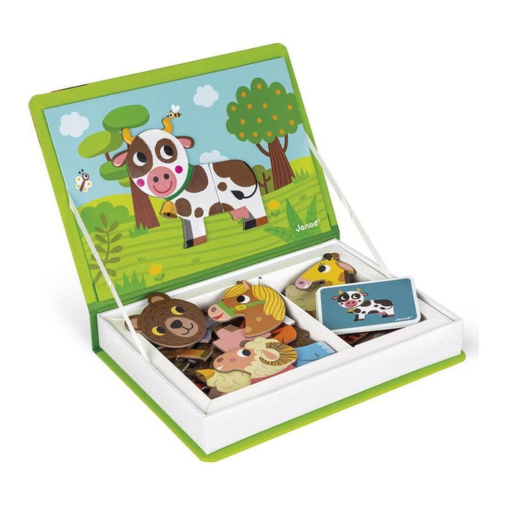 Janod J02723 MagnetiBook, 30 piese magnetice, 3+ ani