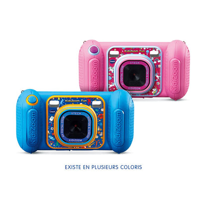 VTech KidiZoom Fun Rose - Cameră digitală pentru copii, 9 în 1, fotografii și videoclipuri, ecran color, filtre, rame și efecte amuzante, cadou pentru copii de la 3 la 10 ani.