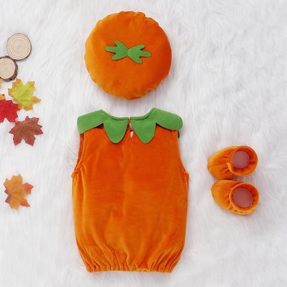 Hifot Costum Halloween Dovleac bebelus cu palarie