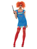 Smiffys Chucky Costum Halloween și Carnaval albastru