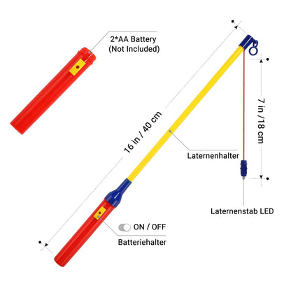 EasyAcc Băț LED 40cm pentru Lanterne DIY