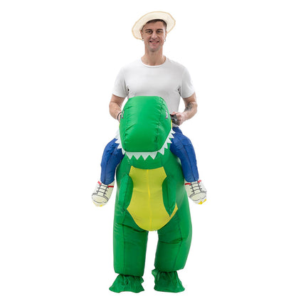 IRETG Costum dinozaur gonflabil pentru adulți