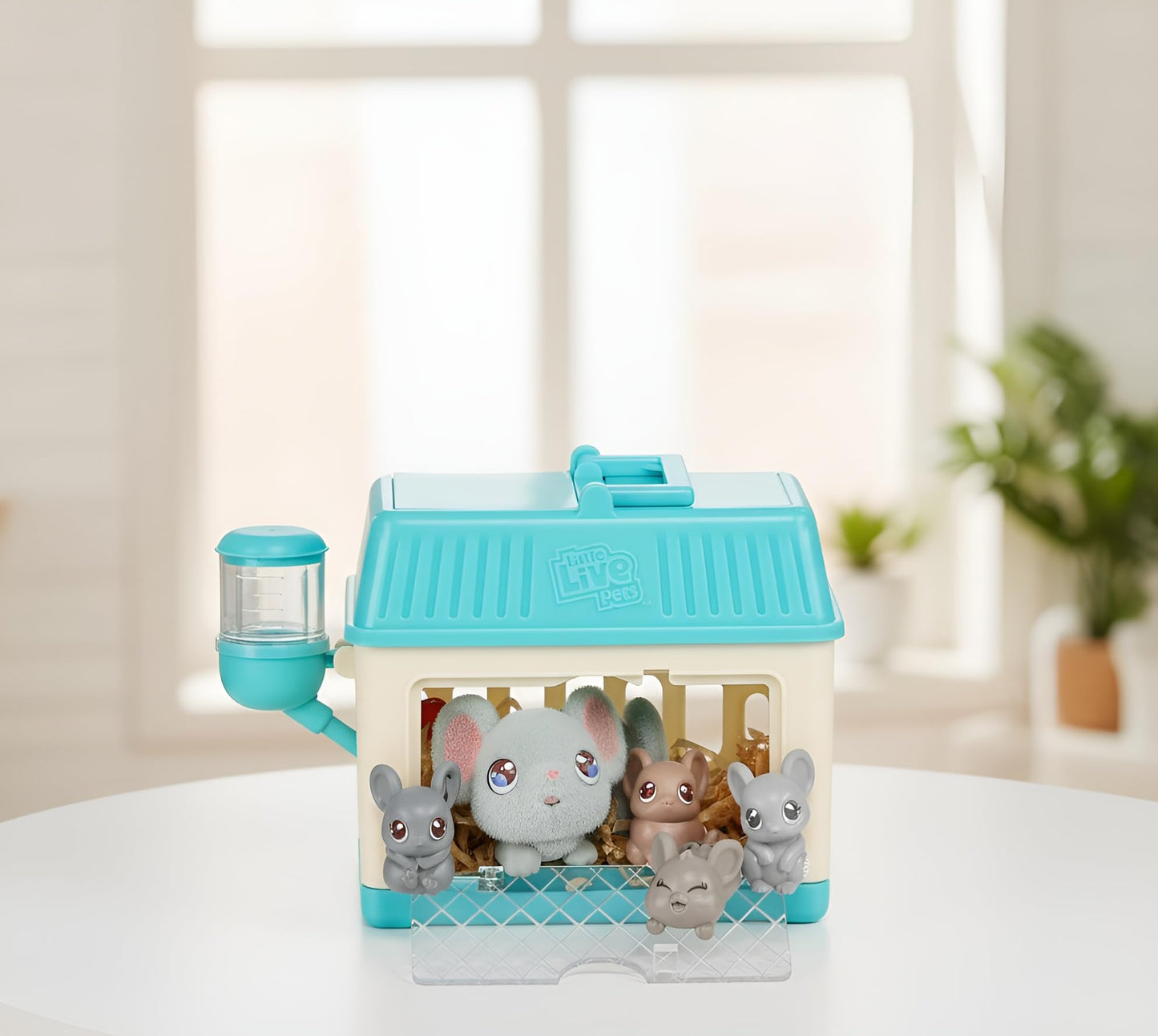 Little Live Pets Lil' Mouse Set de joacă Mini Mama Surprise cu 2-4 pui, joc repetabil