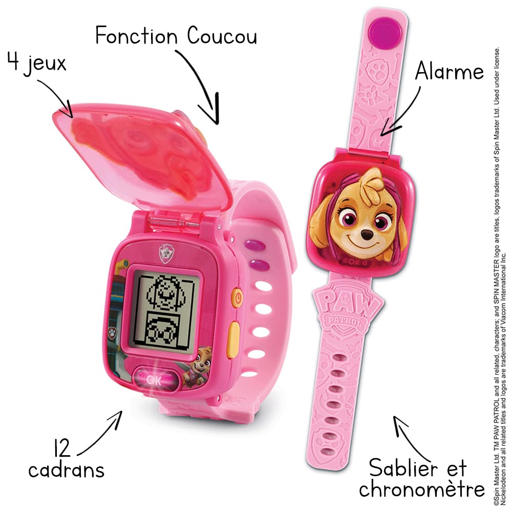 Vtech 551685 Ceas Paw Patrol Stella, 3-7 ani (FR)