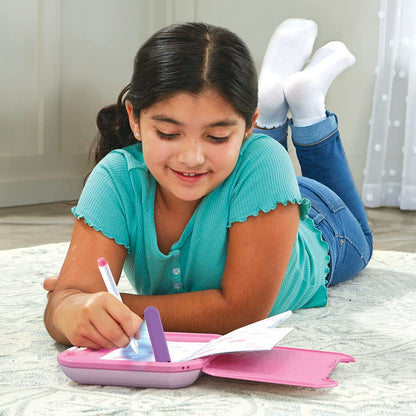 VTech KIDISECRETS MAGIC GLOW Jurnalul Interactiv 532405, Jucărie Interactivă, Multicolor, 17,6 x 3,6 x 20,8 cm, Versiune Franceză