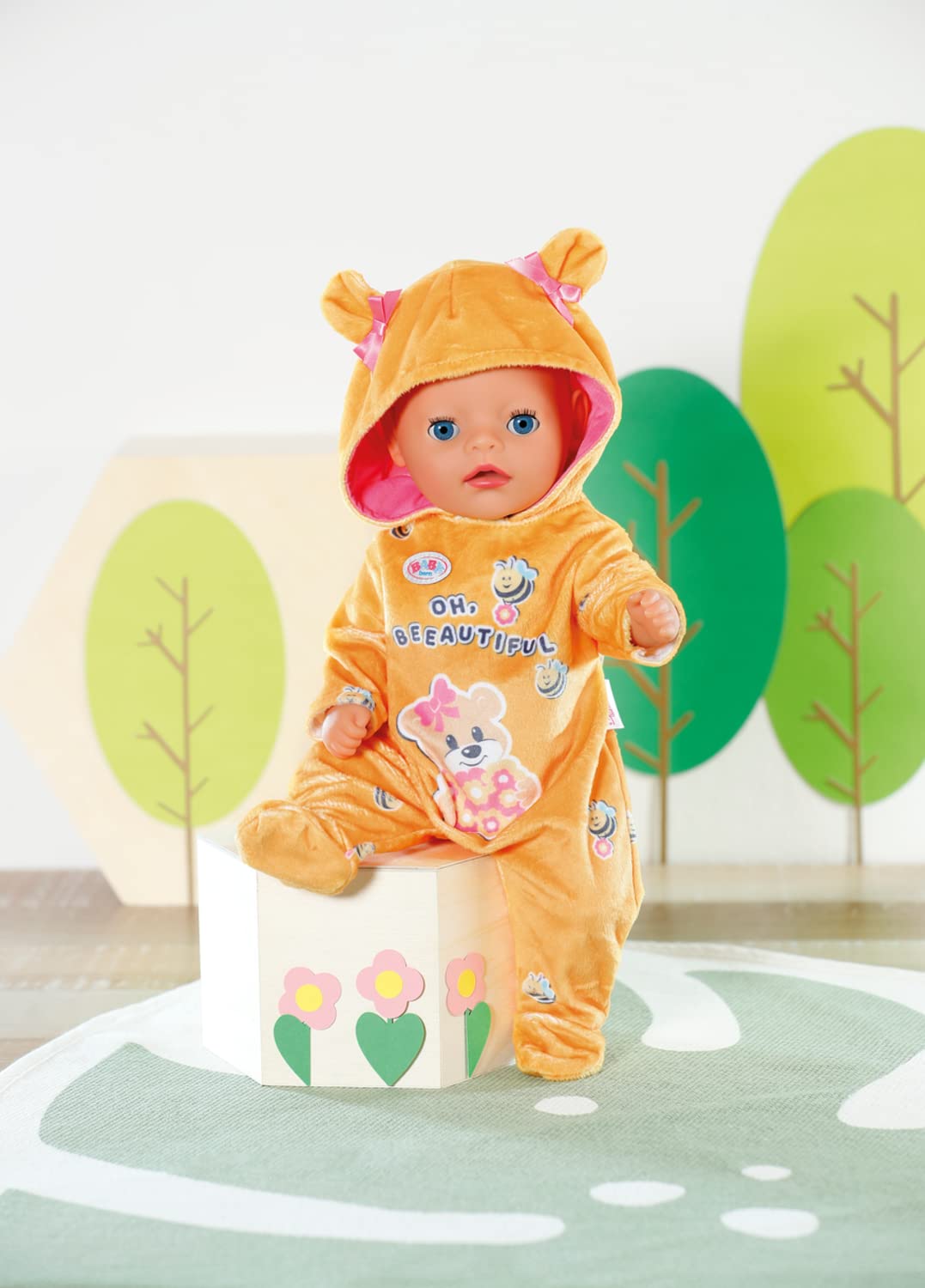 BABY born Costum de urs pentru păpuși 36 cm
