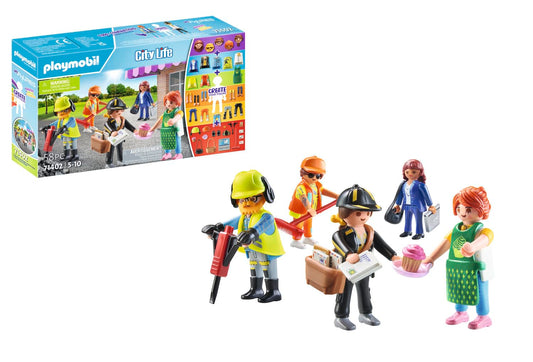 PLAYMOBIL 71402 My Figures City Life, 5 figurine, 5+ ani