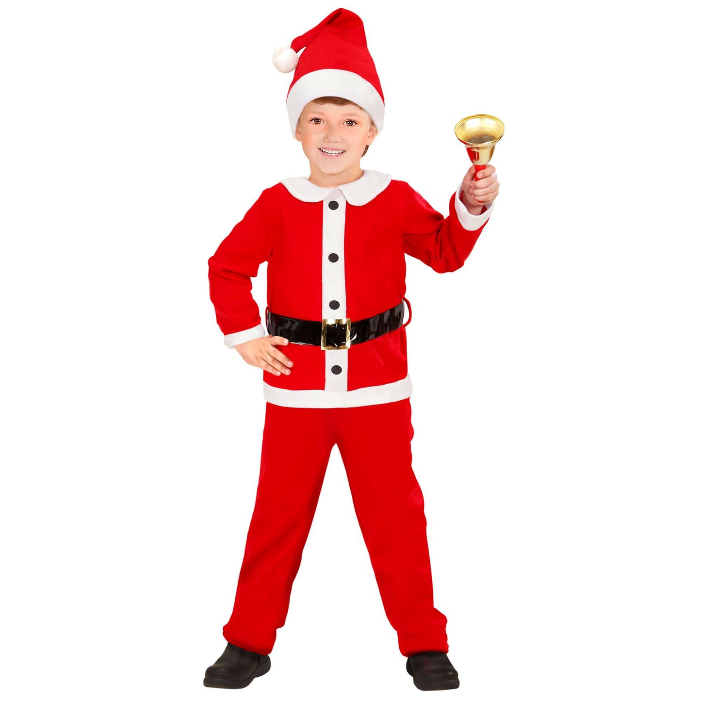 Costum de Crăciun pentru copii WIDMANN MILANO - Santa Boy, Moș Crăciun, Costum de Sărbătoare