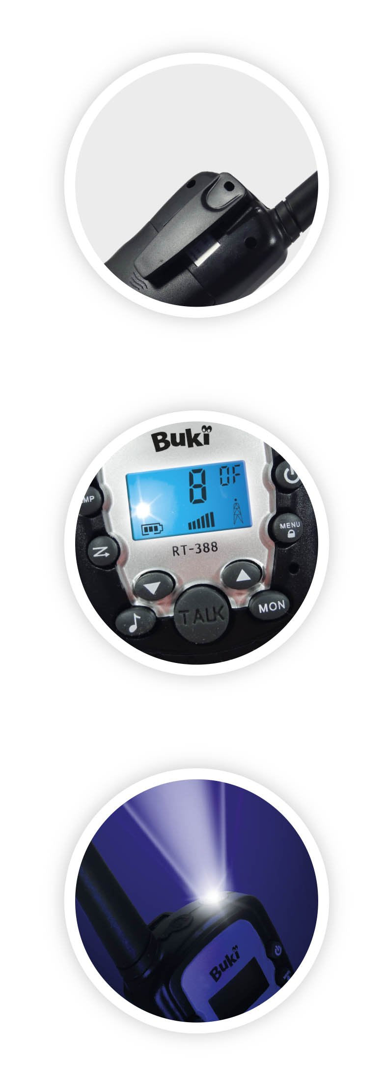 Buki - TW01 - Walkie Talkie, Multicolor