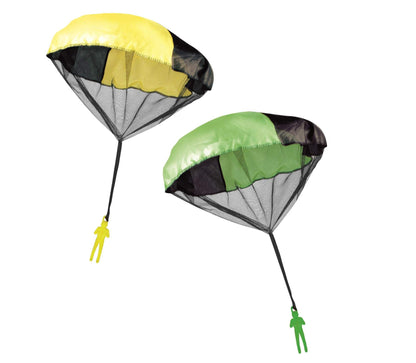 GÜNTHER FLUGSPIELE 1171 - Parașută, diametru aprox. 46 cm, culori asortate, cadou ideal pentru distracție.