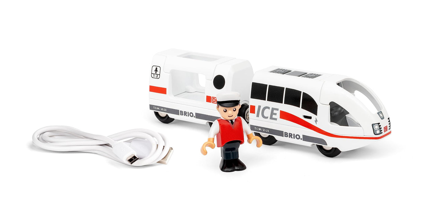 BRIO World 36088 Locomotiva ICE cu acumulator