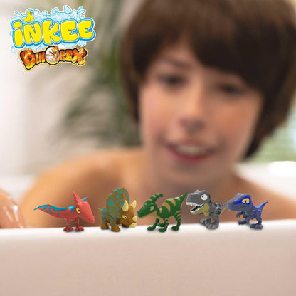 INKEE Surprise Dino 8 bombe de baie cu figurine