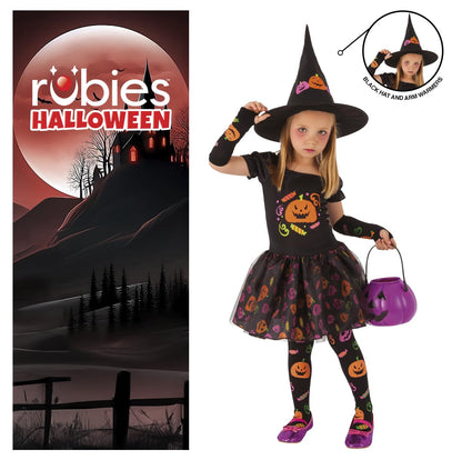 Rubie's Costum Vrăjitoare Dovleac, 3-4 ani