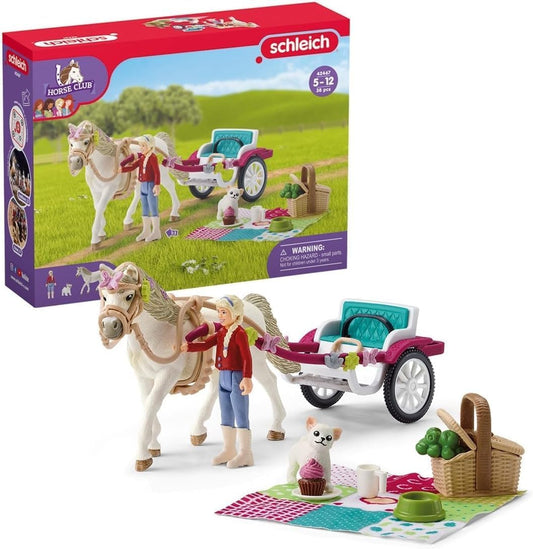 Schleich 42467 Horse Club Trăsură pentru Spectacol, 5+ ani